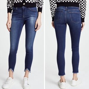 Frame Le High Skinny with raw hem